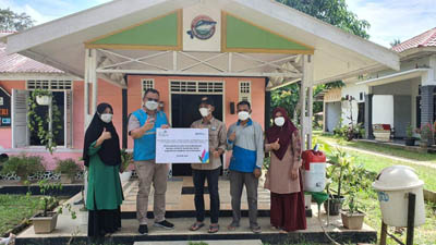 PLN Peduli Bantu Kembangkan Rumah Kreatif Desa Wisata Kampung Patin Kampar